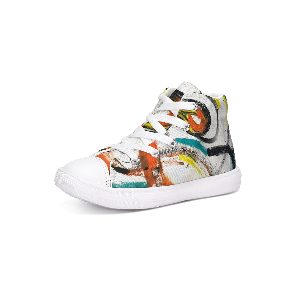 La Perla Kids Hightop Canvas Shoe