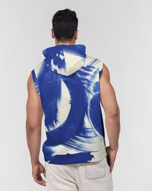 Azul Monserrat Men's Premium Heavyweight Sleeveless Hoodie