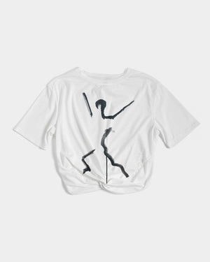 Monserrat 007 Women's Twist-Front Cropped Tee