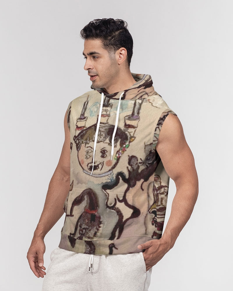 Fantasmagorico Men's Premium Heavyweight Sleeveless Hoodie