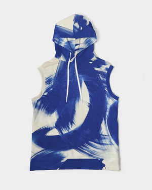 Azul Monserrat Men's Premium Heavyweight Sleeveless Hoodie