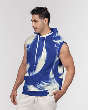 Azul Monserrat Men's Premium Heavyweight Sleeveless Hoodie