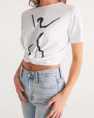 Monserrat 007 Women's Twist-Front Cropped Tee