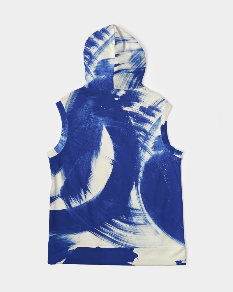 Azul Monserrat Men's Premium Heavyweight Sleeveless Hoodie