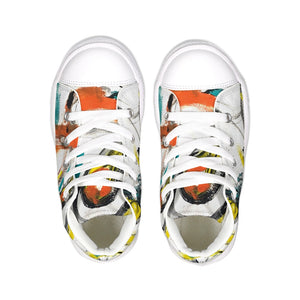 La Perla Kids Hightop Canvas Shoe