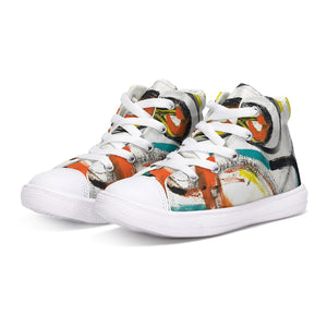 La Perla Kids Hightop Canvas Shoe