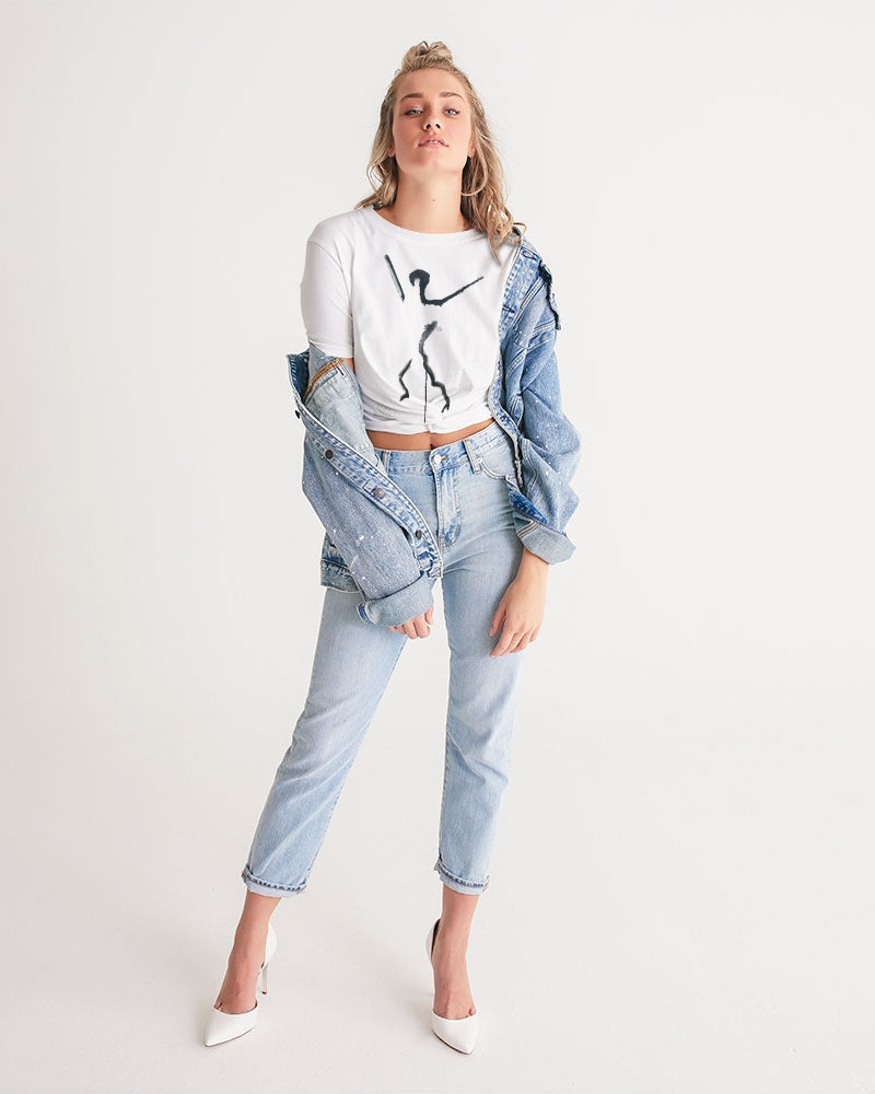 Monserrat 007 Women's Twist-Front Cropped Tee