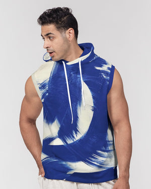 Azul Monserrat Men's Premium Heavyweight Sleeveless Hoodie