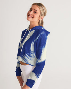 Azul Monserrat Women's Cropped Hoodie